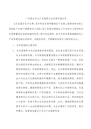 广东绿色石化产业集群行业宏观环境分析.docx