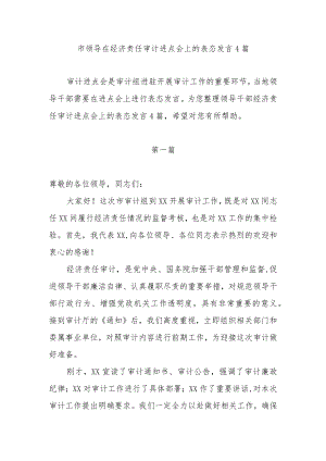 市领导在经济责任审计进点会上的表态发言4篇.docx