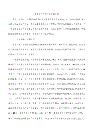 安全生产百日攻坚强调发言.docx