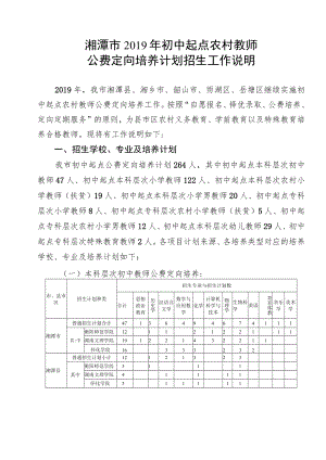 湘潭市2019年初中起点农村教师.docx