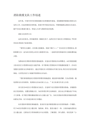 消防救援支队工作综述1.docx