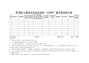 非煤矿山建设项目专项检查自查表、自查表中存在问题类型.docx