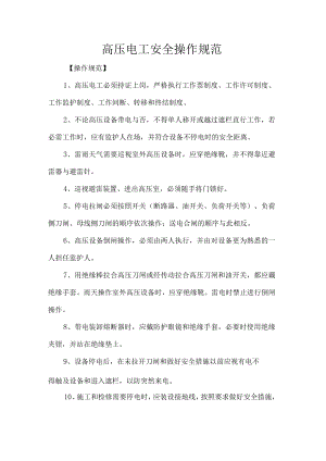 高压电工安全操作规范.docx