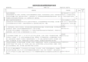 院感考核表(放射科).docx