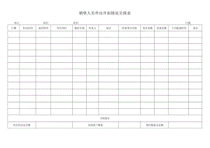 销售人员外出开拓情况呈报表.docx