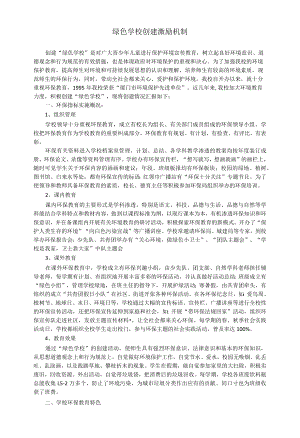 绿色学校创建激励机制.docx
