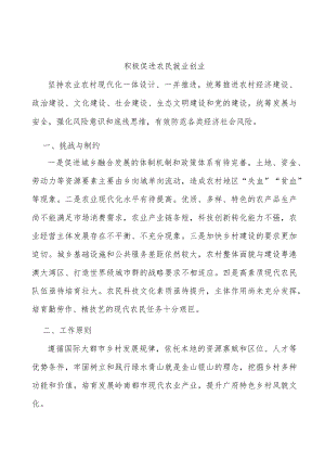 积极促进农民就业创业.docx