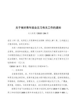 青年就业见习有关工作.docx
