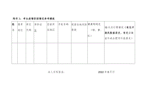 附件3：考生疫情防控情况参考模板.docx
