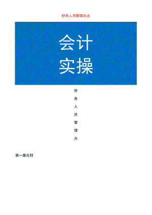 财务人员管理办法.docx