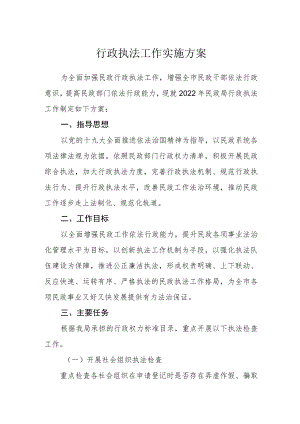 行政执法工作实施方案.docx