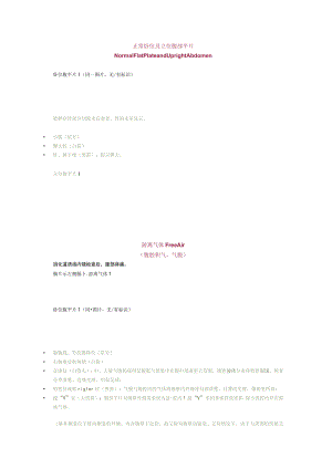 卧位及立位腹平片.docx