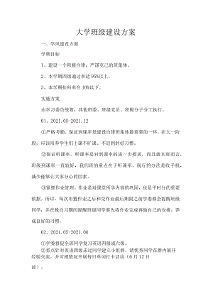 大学班级建设方案.docx