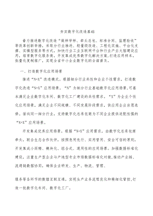 夯实数字化改造基础.docx