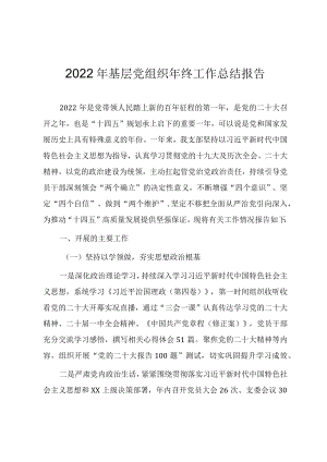 2022年基层党组织年终工作总结报告.docx