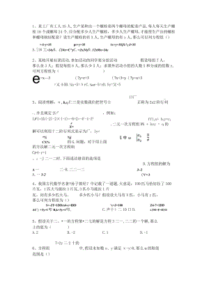 二元一次方程培优.docx