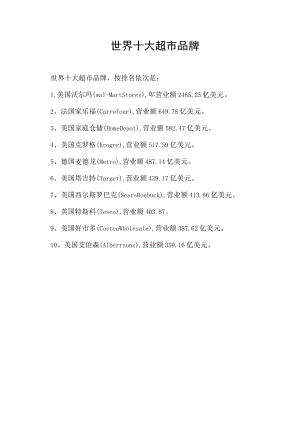 世界十大超市品牌.docx