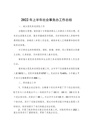 2022年上半年社会事务办工作总结.docx