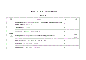AA市老干部工作部门目标管理考核细则.docx