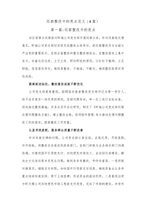 (4篇)巡察整改中的亮点范文.docx