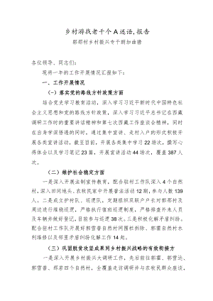 乡村振兴专干个人述职报告 .docx