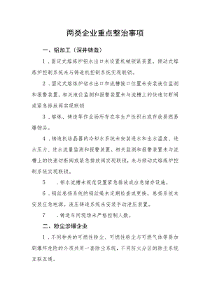 两类企业重点整治事项.docx