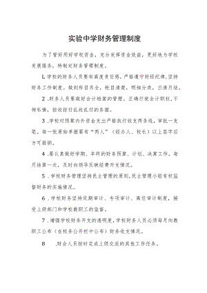 实验中学财务管理制度.docx