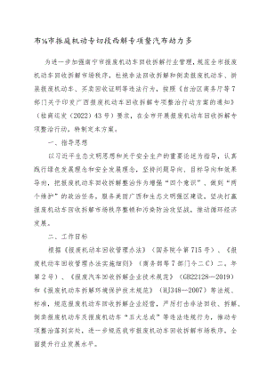 《南宁市报废机动车回收拆解专项整治行动方案》.docx