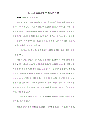 2022小学副校长工作总结3篇.docx