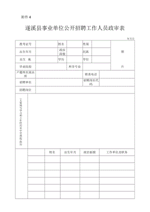 广东省事企业单位选调人员呈报表.docx