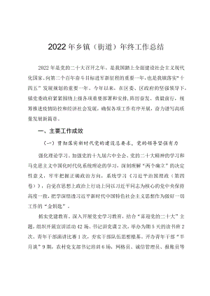 2022年乡镇（街道）年终工作总结.docx