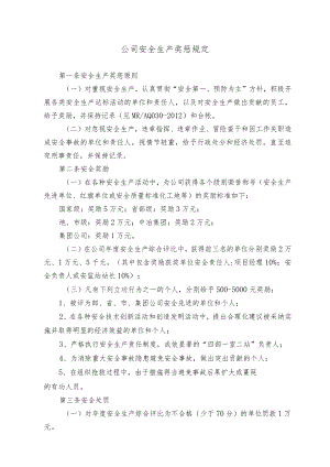 公司安全生产奖惩规定.docx