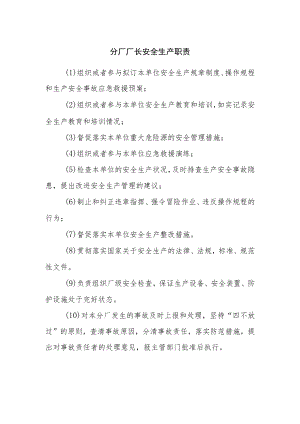 分厂厂长安全生产职责.docx