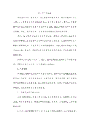 班主任工作体会.docx