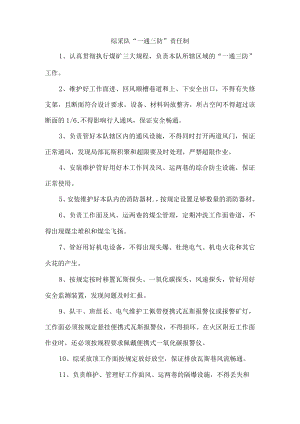 综采队“一通三防”责任制.docx