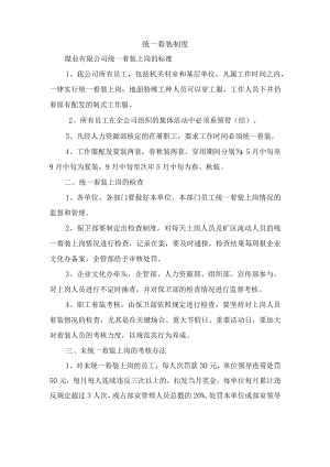 统一着装制度.docx