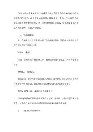 学校作业管理实施细则.docx