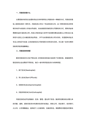 风险投资是什么.docx