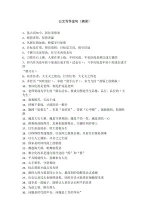 公文写作金句（摘录）(1).docx
