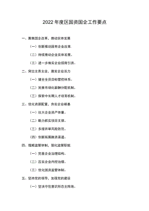 2022区国资国企工作要点.docx