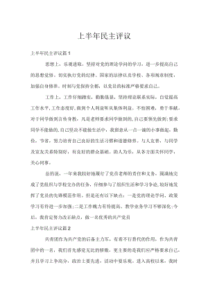 上半年民主评议.docx