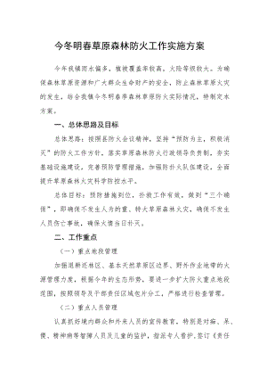 今冬明春草原森林防火工作实施方案.docx