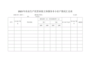 2023年农业生产托管承接主体服务非小农户情况汇总表.docx