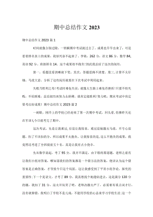 期中总结作文2023.docx
