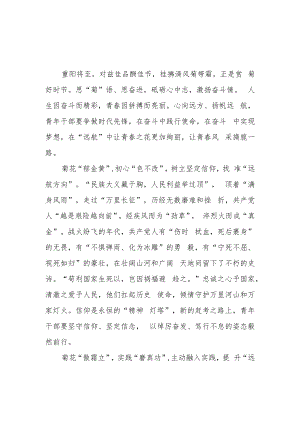 2022党员干部过重阳节心得体会3篇.docx
