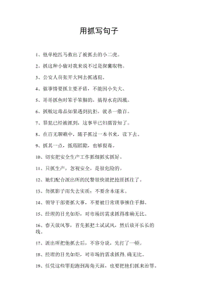 用抓写句子.docx