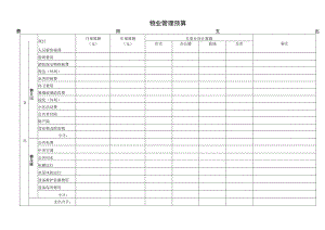 物业管理预算表.docx