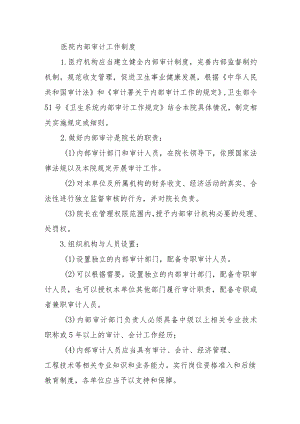 医院内部审计工作制度.docx