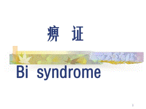 痹症课件.ppt