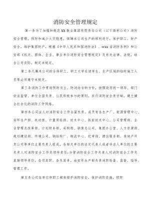 消防安全管理规定.docx